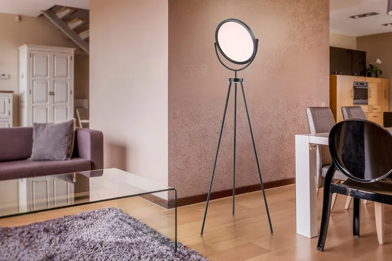 CARL golvlampa, svart - Svart - Belysning & el - Inomhusbelysning & lampor - Golvlampa