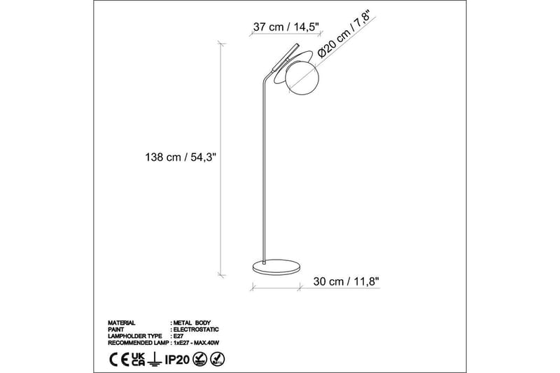 Golvlampa Cartin Rany - Rany - Belysning & el - Inomhusbelysning & lampor - Sovrumslampa