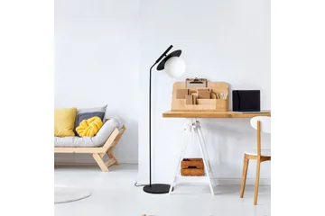 Golvlampa Cartin Svart - Svart - Belysning & el - Inomhusbelysning & lampor - Sovrumslampa