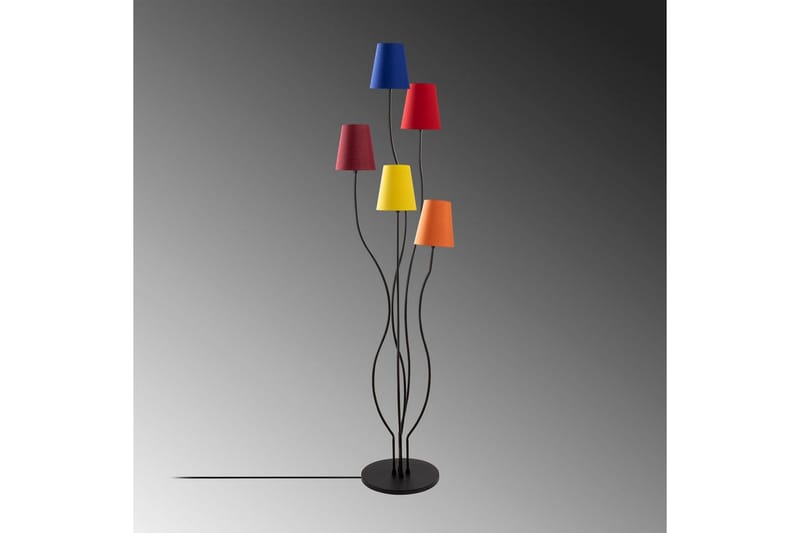 Golvlampa Crestor Flerfärgad / Livfulla färger - Flerfärgad / Livfulla färger - Belysning & el - Inomhusbelysning & lampor - Sovrumslampa
