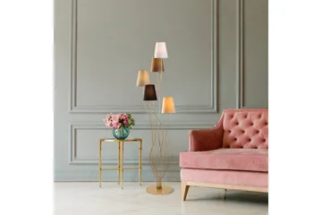 Golvlampa Crestor Flerfärgad / Mörka färger - Flerfärgad / Mörka färger - Belysning & el - Inomhusbelysning & lampor - Sovrumslampa