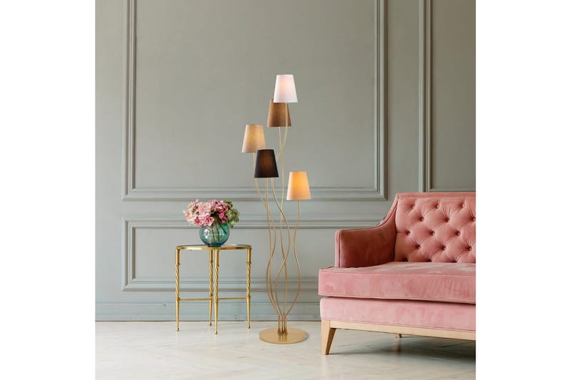 Golvlampa Crestor Flerfärgad / Mörka färger - Flerfärgad / Mörka färger - Belysning & el - Inomhusbelysning & lampor - Sovrumslampa