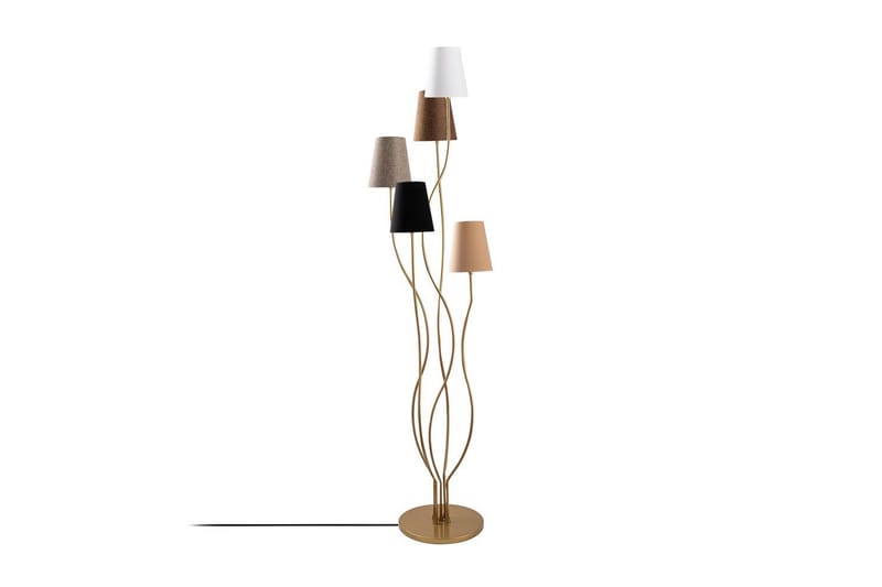 Golvlampa Crestor Flerfärgad / Mörka färger - Flerfärgad / Mörka färger - Belysning & el - Inomhusbelysning & lampor - Sovrumslampa