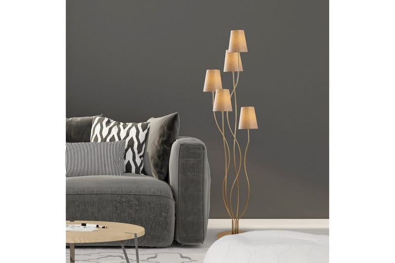 Golvlampa Crestor Rany / Beige - Rany / Beige - Belysning & el - Inomhusbelysning & lampor - Sovrumslampa