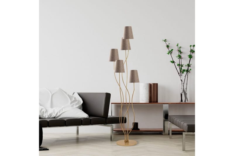 Golvlampa Crestor Rany / Beige - Rany / Beige - Belysning & el - Inomhusbelysning & lampor - Sovrumslampa