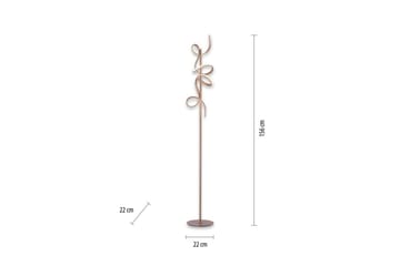 Golvlampa Curls - 22x156x22 cm - Belysning & el - Inomhusbelysning & lampor - Sovrumslampa