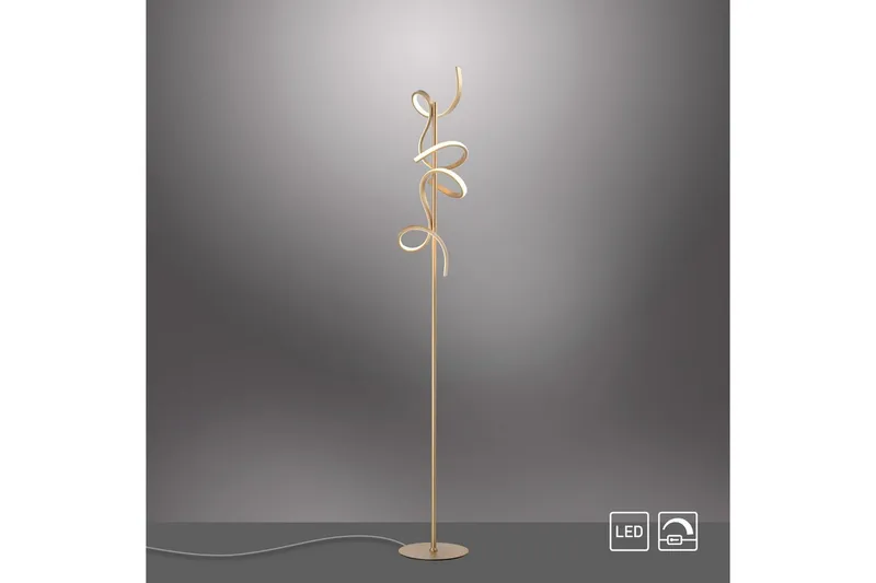 Golvlampa Curls - 22x156x22 cm - Belysning & el - Inomhusbelysning & lampor - Sovrumslampa