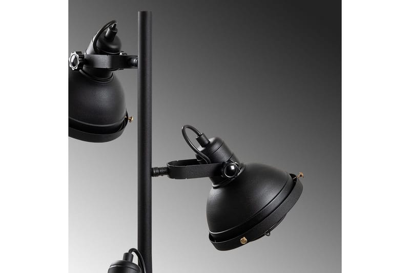 Golvlampa Desten Svart - Svart - Belysning & el - Inomhusbelysning & lampor - Sovrumslampa