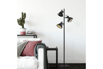 Golvlampa Desten Svart - Svart - Belysning & el - Inomhusbelysning & lampor - Sovrumslampa