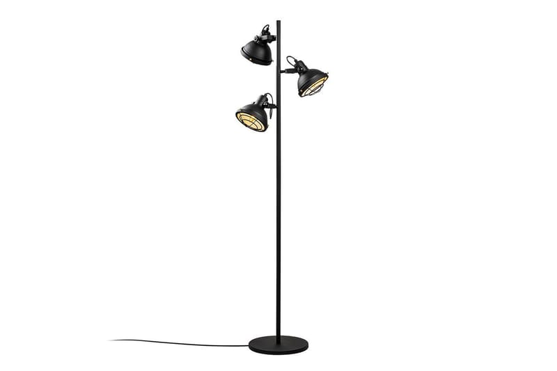 Golvlampa Desten Svart - Svart - Belysning & el - Inomhusbelysning & lampor - Sovrumslampa