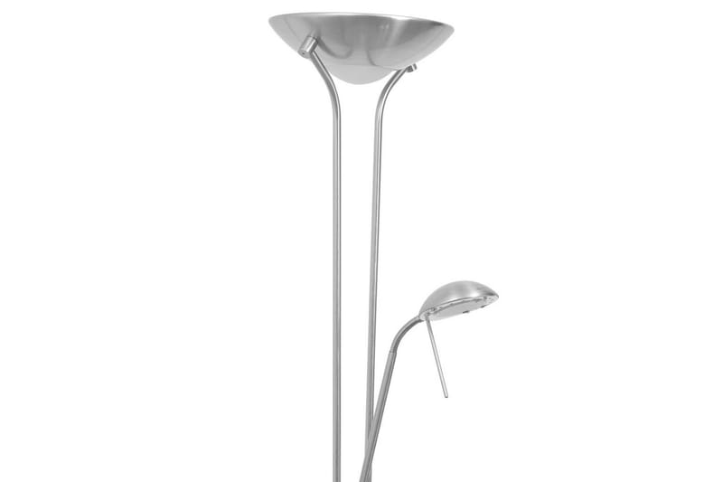 Dimbar golvlampa LED 23 W - Silver - Sovrumslampa - Vardagsrumslampa - Uplight golvlampa - Golvlampa