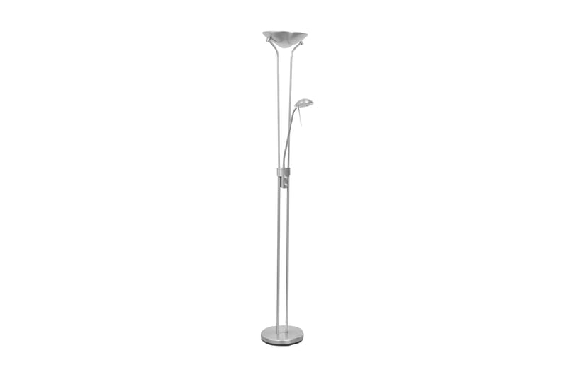 Dimbar golvlampa LED 23 W - Silver - Sovrumslampa - Vardagsrumslampa - Uplight golvlampa - Golvlampa