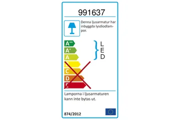 Eboni Golvlampa - Ljusgrå - Belysning & el - Inomhusbelysning & lampor - Golvlampa - Tvåarmad golvlampa