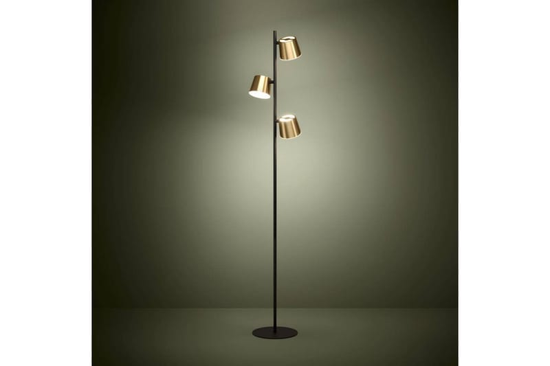 Golvlampa Eglo Altamira Svart/Mässing - Belysning & el - Inomhusbelysning & lampor - Sovrumslampa