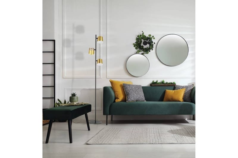 Golvlampa Eglo Altamira Svart/Mässing - Belysning & el - Inomhusbelysning & lampor - Sovrumslampa