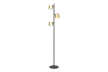 Golvlampa Eglo Altamira Svart/Mässing - Belysning & el - Inomhusbelysning & lampor - Sovrumslampa