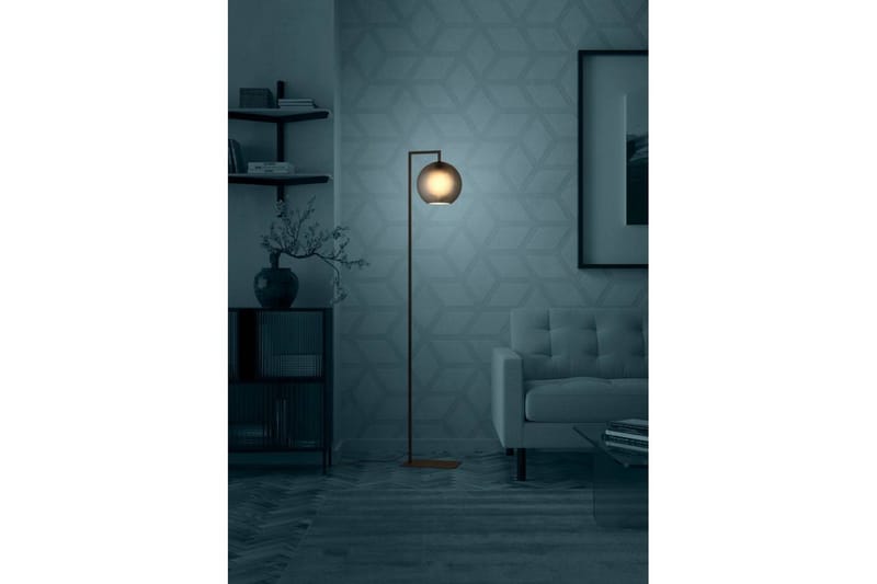 Golvlampa Eglo Arangona Svart/Grå - Belysning & el - Inomhusbelysning & lampor - Sovrumslampa