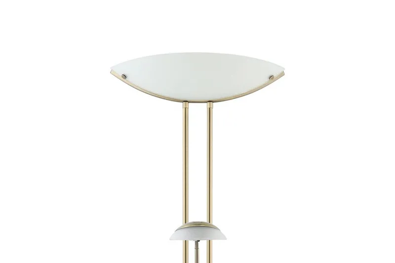 Golvlampa Eglo Baya Bronserad Vit - Vit/Mörkgrå - Belysning & el - Inomhusbelysning & lampor - Golvlampa - Tvåarmad golvlampa