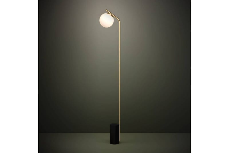Golvlampa Eglo Betulia Svart/Mässing Opalvit - Belysning & el - Inomhusbelysning & lampor - Sovrumslampa