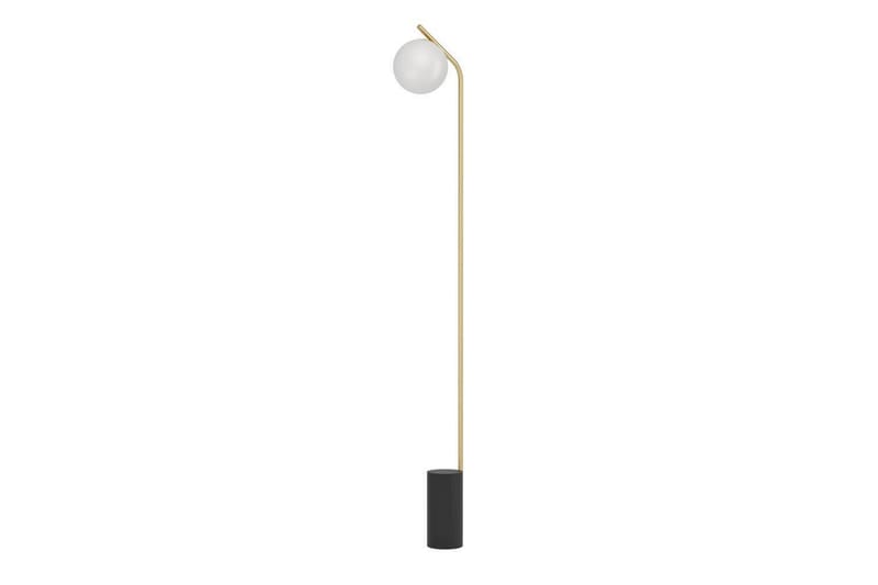 Golvlampa Eglo Betulia Svart/Mässing Opalvit - Belysning & el - Inomhusbelysning & lampor - Sovrumslampa