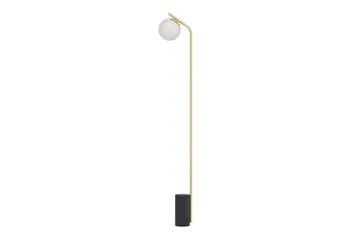 Golvlampa Eglo Betulia Svart/Mässing Opalvit - Belysning & el - Inomhusbelysning & lampor - Sovrumslampa