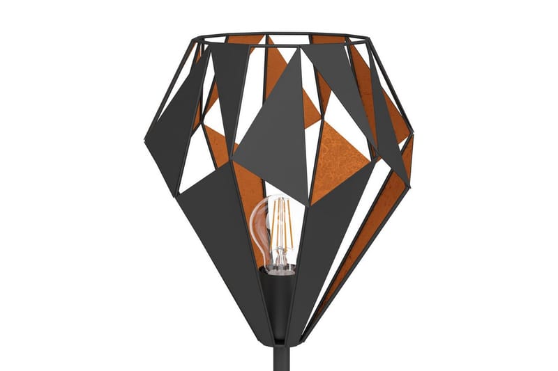 Golvlampa Eglo Carlton 1 - Svart/Koppar - Belysning & el - Inomhusbelysning & lampor - Sovrumslampa