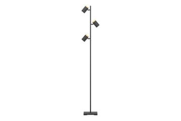 Golvlampa Eglo Cartagena Svart/Trä med 3 Lampor - Belysning & el - Inomhusbelysning & lampor - Sovrumslampa
