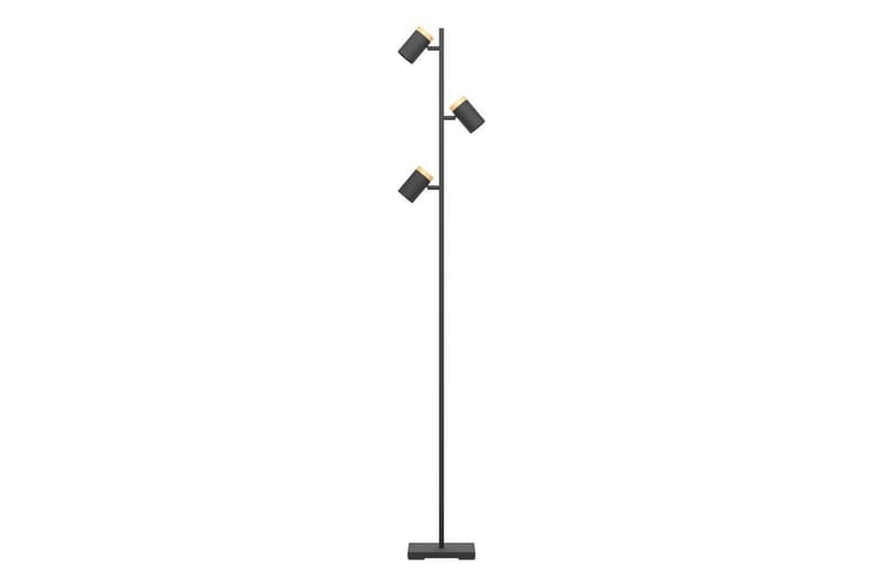 Golvlampa Eglo Cartagena Svart/Trä med 3 Lampor - Belysning & el - Inomhusbelysning & lampor - Sovrumslampa