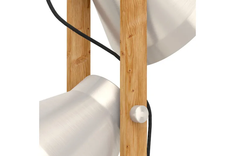 Golvlampa Eglo Cawton - Brun - Belysning & el - Inomhusbelysning & lampor - Golvlampa - Tvåarmad golvlampa