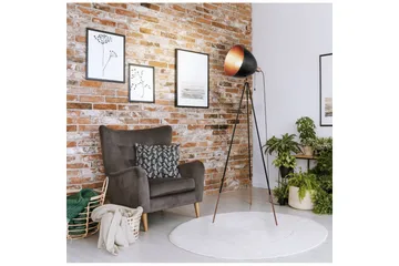 Golvlampa Eglo Chester - Svart/Koppar - Belysning & el - Inomhusbelysning & lampor - Sovrumslampa