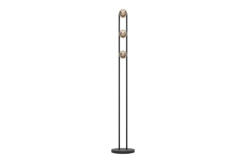 Golvlampa Eglo Chieveley med 3 Lampor - Svart/Brun - Belysning & el - Inomhusbelysning & lampor - Sovrumslampa