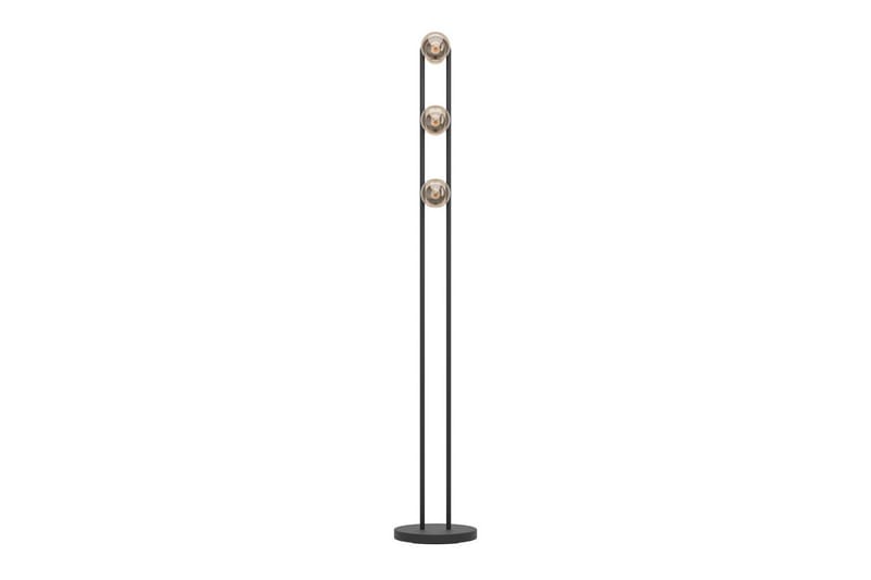 Golvlampa Eglo Chieveley med 3 Lampor - Svart/Brun - Belysning & el - Inomhusbelysning & lampor - Sovrumslampa