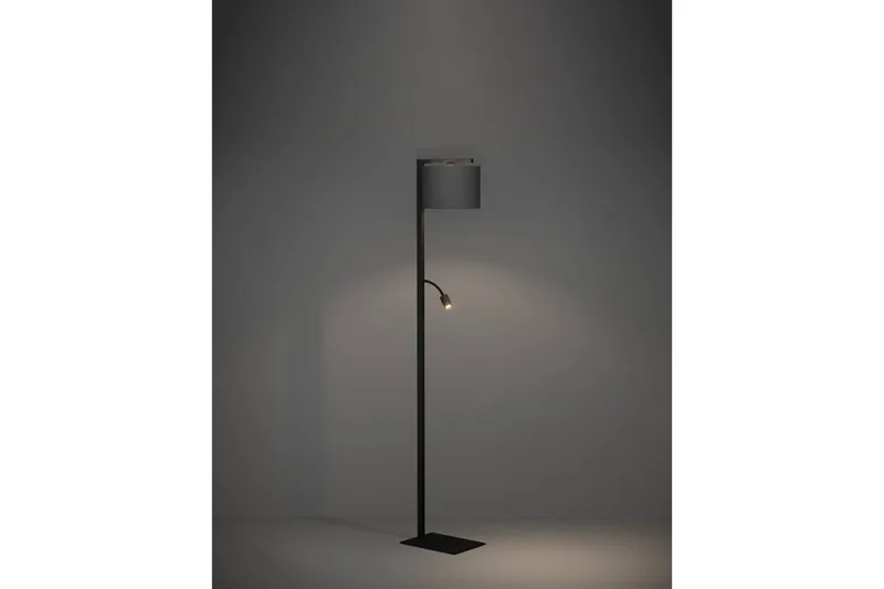 Golvlampa Eglo Foligno Svart - Belysning & el - Inomhusbelysning & lampor - Sovrumslampa