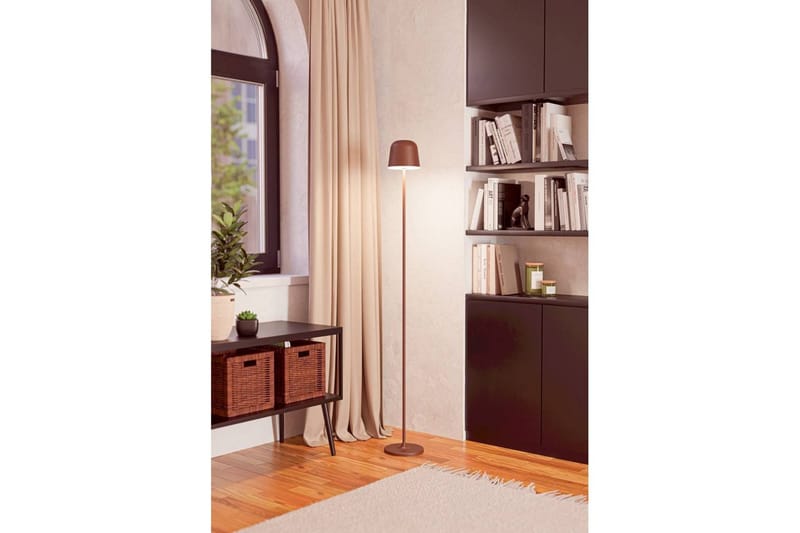 Golvlampa Eglo Mannera-L Brun - Brun - Belysning & el - Inomhusbelysning & lampor - Sovrumslampa