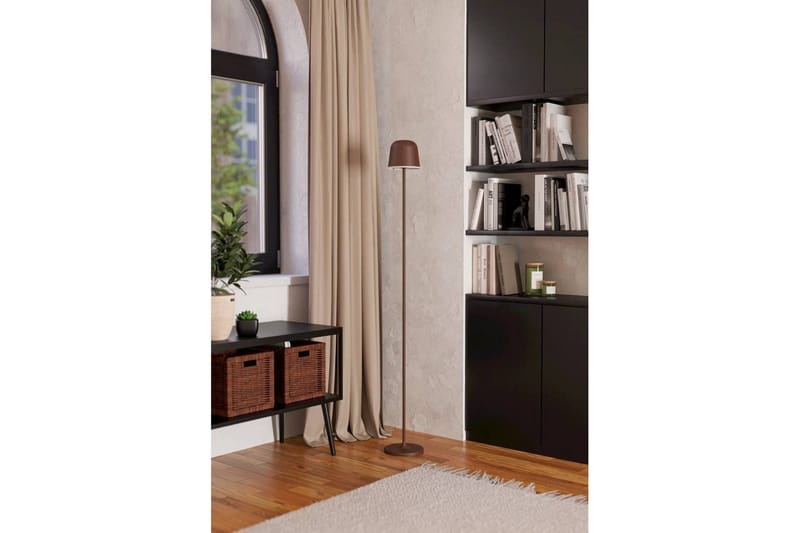 Golvlampa Eglo Mannera-L Brun - Brun - Belysning & el - Inomhusbelysning & lampor - Sovrumslampa