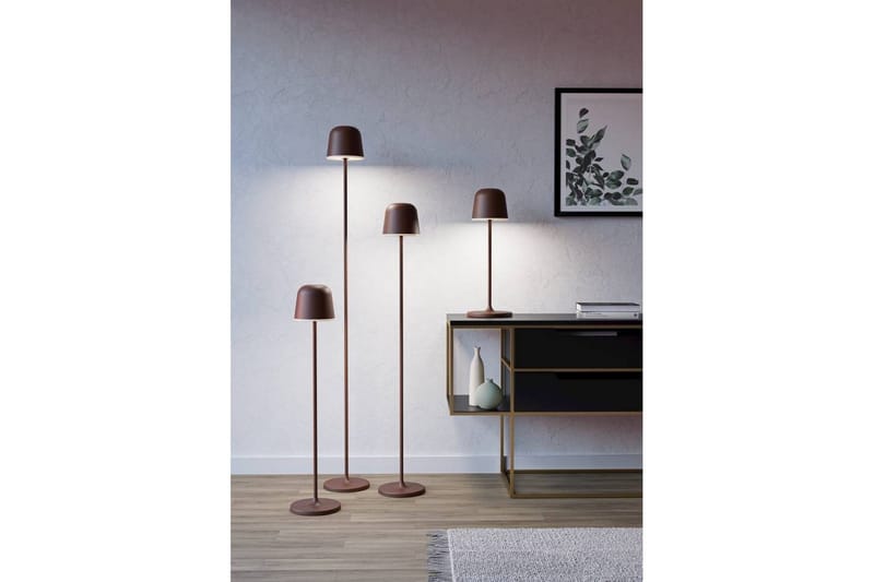 Golvlampa Eglo Mannera-L Brun - Brun - Belysning & el - Inomhusbelysning & lampor - Sovrumslampa