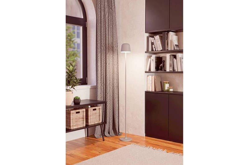 Golvlampa Eglo Mannera-L Gr å - Grå - Belysning & el - Inomhusbelysning & lampor - Sovrumslampa