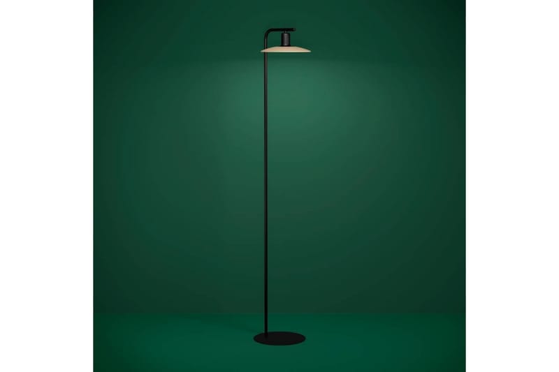 Golvlampa Eglo Mayazes Svart/Trä - Belysning & el - Inomhusbelysning & lampor - Sovrumslampa