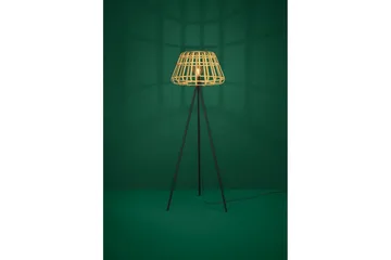Golvlampa Eglo Montezuelo Trä - Belysning & el - Inomhusbelysning & lampor - Sovrumslampa