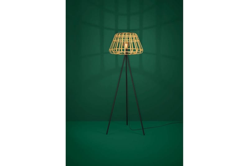 Golvlampa Eglo Montezuelo Trä - Belysning & el - Inomhusbelysning & lampor - Sovrumslampa