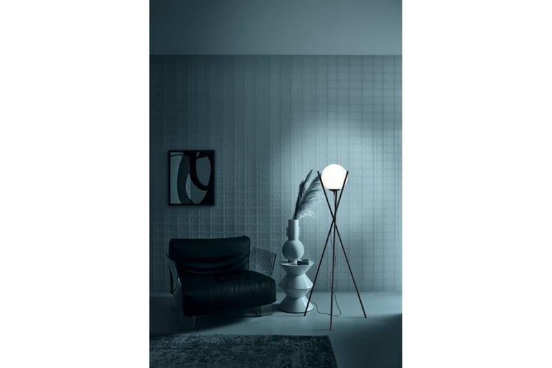 Golvlampa Eglo Salvezinas Svart/Opalvit - Belysning & el - Inomhusbelysning & lampor - Sovrumslampa