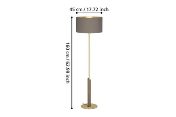 Golvlampa Eglo Santandria Cappuccino - Belysning & el - Inomhusbelysning & lampor - Sovrumslampa