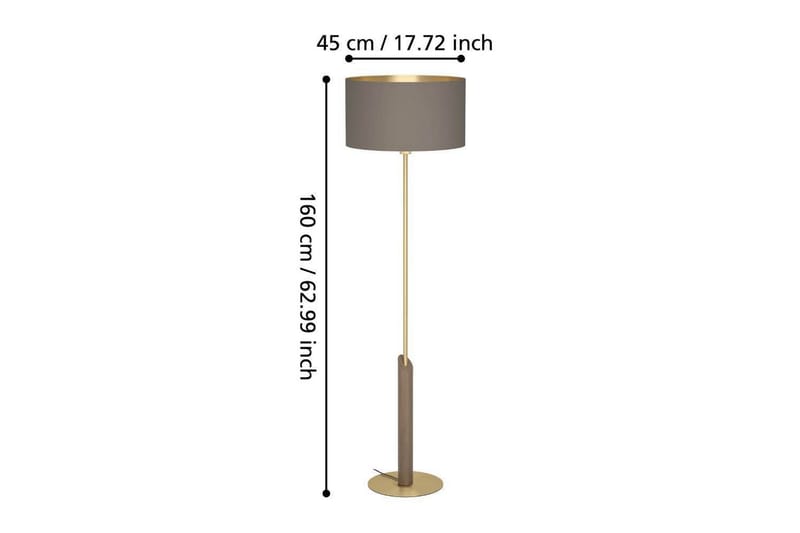 Golvlampa Eglo Santandria Cappuccino - Belysning & el - Inomhusbelysning & lampor - Sovrumslampa