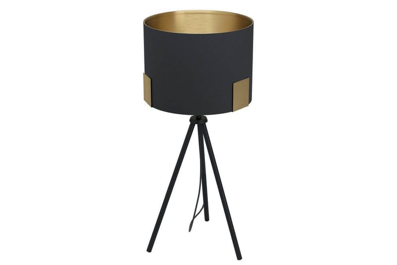 Golvlampa Eglo Tortola 1 Svart/Mässing, undefined