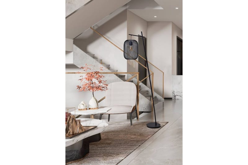 Golvlampa Eglo Wrington - Svart - Belysning & el - Inomhusbelysning & lampor - Sovrumslampa