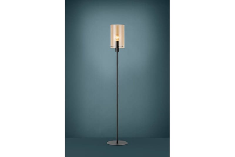 Golvlampa Eglo Polverara Svart/Amber - Belysning & el - Inomhusbelysning & lampor - Sovrumslampa