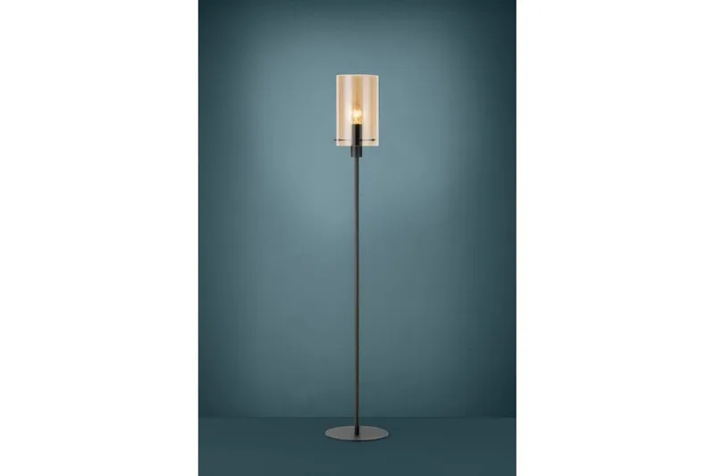 Golvlampa Eglo Polverara Svart/Amber - Belysning & el - Inomhusbelysning & lampor - Sovrumslampa