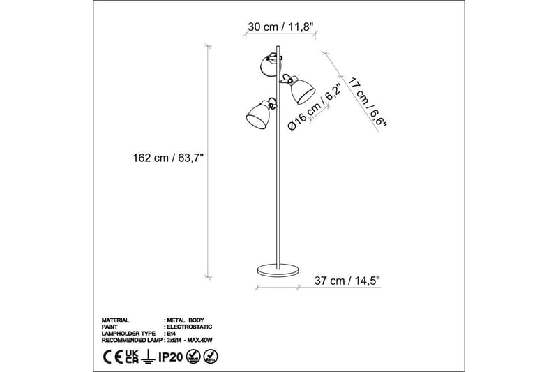 Golvlampa Elber Rany - Rany - Belysning & el - Inomhusbelysning & lampor - Sovrumslampa