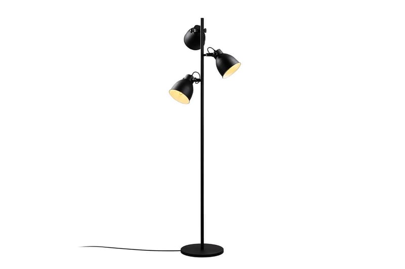 Golvlampa Elber Svart - Svart - Belysning & el - Inomhusbelysning & lampor - Sovrumslampa