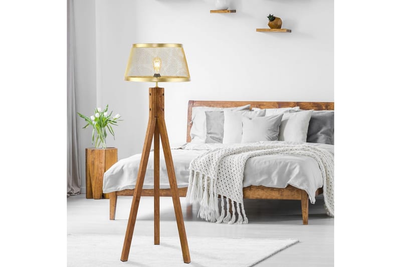 Golvlampa Frederik - 46x145x46 cm - Belysning & el - Inomhusbelysning & lampor - Sovrumslampa